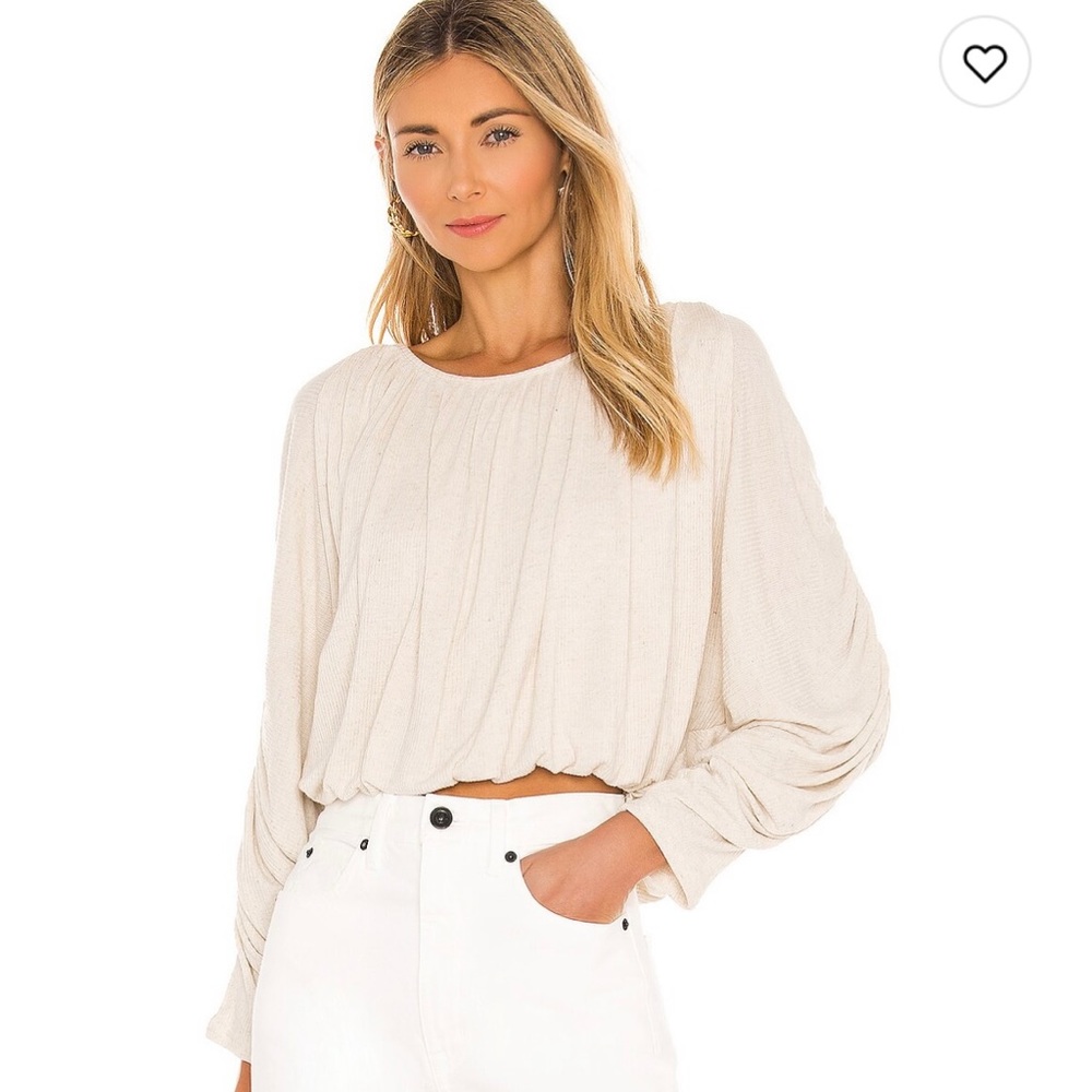 Free People You’re the One Long Sleeve Cropped Top